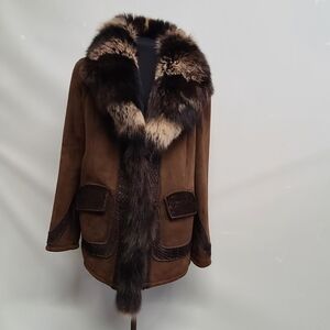 Ferrucci Suede Jacket XL